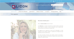 Desktop Screenshot of liconingenieria.com